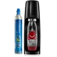 thumbnail image 1 of SodaStream Fizzi Sparkling Water Maker - Black - With CO2 and Red BPA free Bottle, 1 of 4