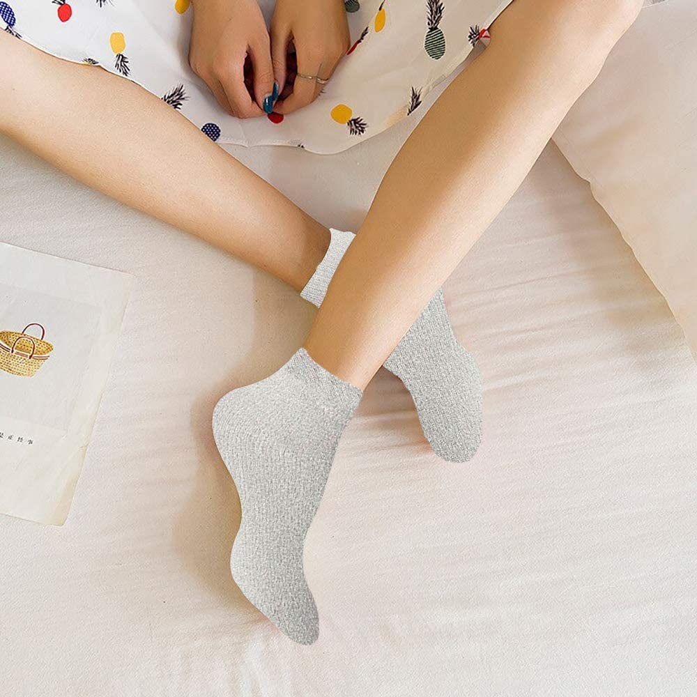 Yacht & Smith 72 Pairs Of Wholesale Bulk Womens Mid Ankle Socks, Cotton Sport Athletic Socks - Size 9-11