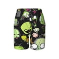 thumbnail image 1 of Invader Zim Boys Swim Trunks Quick Dry Boards Shorts For Kids Beach Swim Shorts, 1 of 7