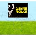 thumbnail image 1 of Dairy Free (18" x 24") Yard Sign, Includes Metal Step Stake, 1 of 6