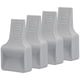 thumbnail image 1 of 4 Uds ruedas universales en forma de V tapones de ruedas taza para muebles para sofá cama silla gabinete gris, 1 of 5