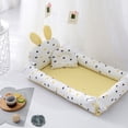 thumbnail image 1 of Cama nido para dormir para recién nacido, tumbona, valla de cama, cuna portátil, colchón de bebé con manta, colcha para niños pequeños de 0 a 12 meses Fivean unisex, 1 of 2