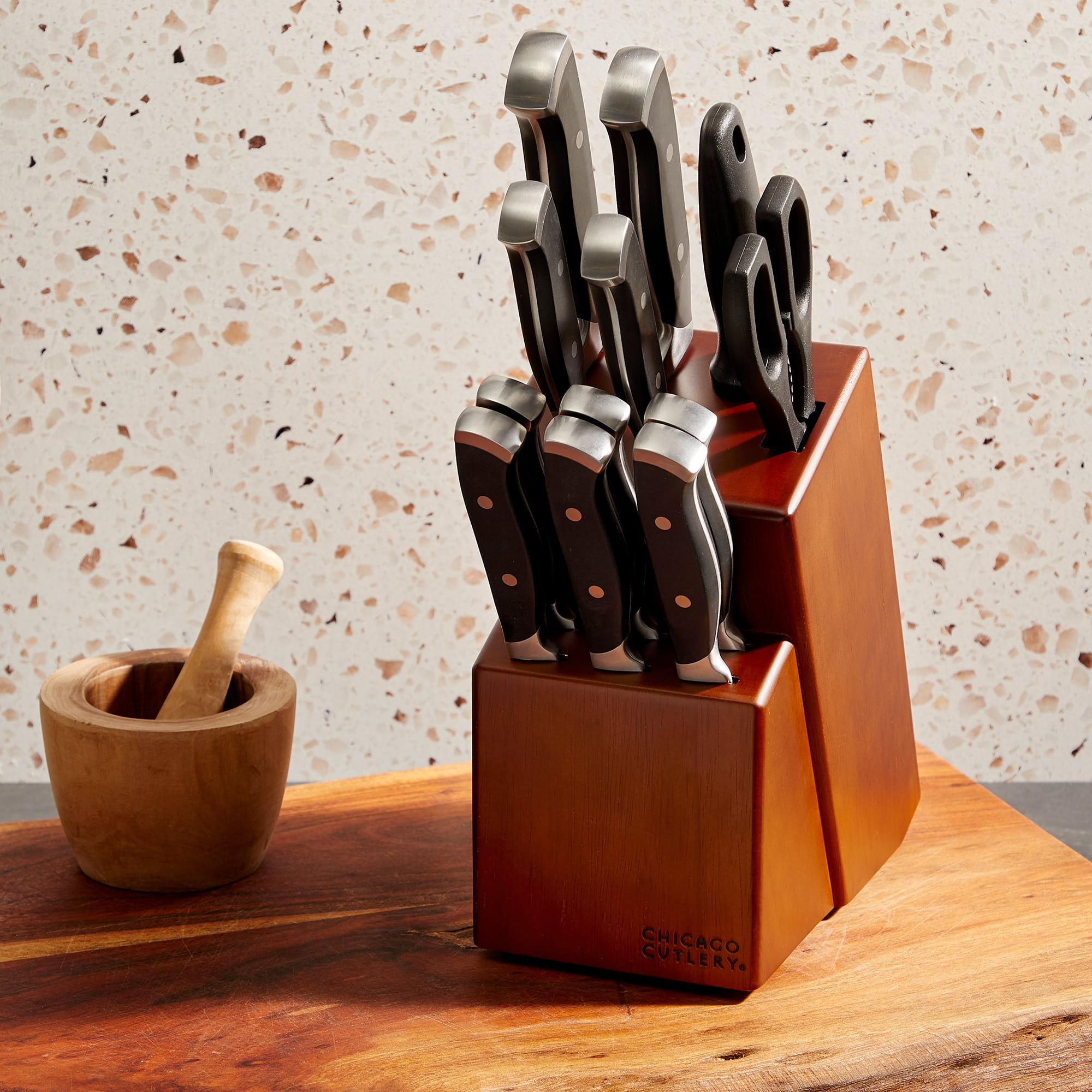 Chicago Cutlery Armitage 13-Piece Kitchen Knife Block Set