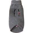 thumbnail image 3 of Dog sweater with floral embroidery (gray, L)-, 3 of 3