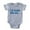 Heather Grey, variant on CafePress - In Kinda Like Um - Cute Infant Baby Football Bodysuit