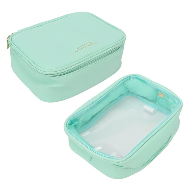 Estuche de maquillaje, bolsa de cosméticos 2 en bolsas organizadoras de viaje, bolsa de maquillaje, diseño aerodinámico