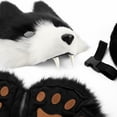 thumbnail image 3 of Jiibva Furry Fox Wolf Set with Mask Tail Paw Gloves for Anime Fancy Dress Accessories Halloween Christmas, 3 of 7
