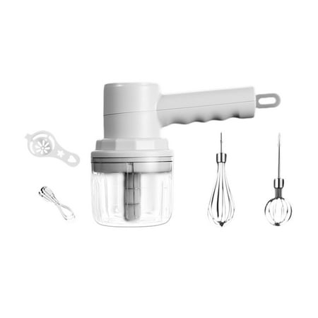 

SNGMN Electric Whisk with Adjustable Speeds Cordless Home Creamer for Coffee and Baking Rechargeable Battery-Operated Easy to Clean (D)
