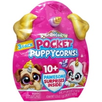 Rainbocorns Pocket Puppycorns! Mystery Bobble Head 3-Pack (10  Pawesome Surprises!)