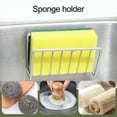 thumbnail image 7 of Tnobhg Sponge Holder Punch-free Kitchen Sink Compact Secure Suction Cup Organizer Tidy Counters Kitchen Sink Accessories, 7 of 7