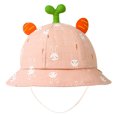 thumbnail image 1 of Coofit Baby Beach Hat Cotton Sun Protection Rabbit Wide Brim Hat Bucket Cap Safari Hat, 1 of 10