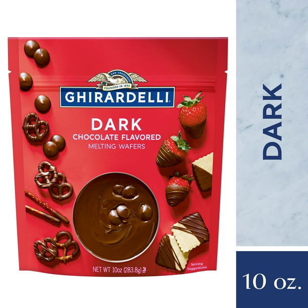 GHIRARDELLI Dark Chocolate Flavored Melting Wafers, 10 OZ Bag Walmart