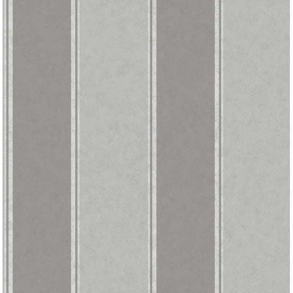 Brewster Home Fashions Rydia Grey Stripe Wallpaper