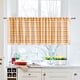 thumbnail image 5 of pstuiky Cortinas con cenefa para cocina: paneles de cortina con bolsillo para barra corta que bloquean la luz en ventanas pequeñas baños y sótanos., 5 of 7