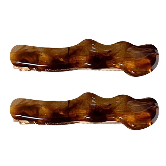 Pinza para el pelo antideslizante con forma de pico de pato, accesorios coloridos con clip para flequillo de ácido acético para mujeres y niñas Estilo: estilo 3;
