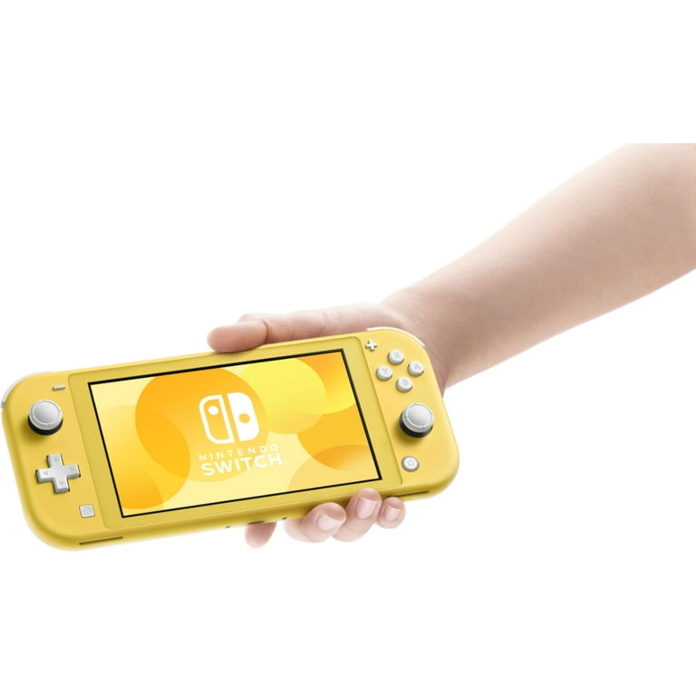 Nintendo Switch Lite Yellow with Super Mario Odyssey and Mytrix