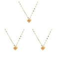 thumbnail image 1 of Guardoinrt Pendant Necklace Collar Choker Rhinestone Jewelry Personalized Present Type 1 Gold 3Set, 1 of 6