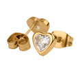 thumbnail image 3 of Aretes Mujer Oro 14k, LuckyLy  Set de Regalo 2 en 1 de Arracadas y Broqueles, Acero Inoxidable Baño Oro 14k y Zirconia Cúbica – Joyería ideal como Regalos para Mujer San Valentín y Regalos para dorado, 3 of 6