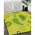 thumbnail image 2 of Ahgly Company Indoor Rectangle Patterned Pistachio Green Area Rugs, 7' x 9', 2 of 6