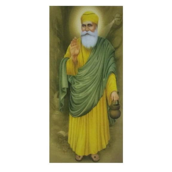 Bm Traders Guru Nanak Devji Wall Sticker Poster Print Without Frame (24 X 48 Inch) OR ( 2 X 4 Feet) Art Décor Only Poster