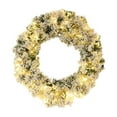 thumbnail image 3 of MXTPOV Flocked Christmas Wreath with LED Lights, Snowy Wreath, Christmas Wreaths for Front Door Party Wedding, Home Decor, 11.8 inch, 3 of 6