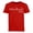Red, variant on Childrens Simple Solid Color Short Sleeve T-Shirt – High Gram Weight Durable Cotton Crewneck Top, Minimalist Practical Style, Suitable for School Season Daily Wear (Kids)