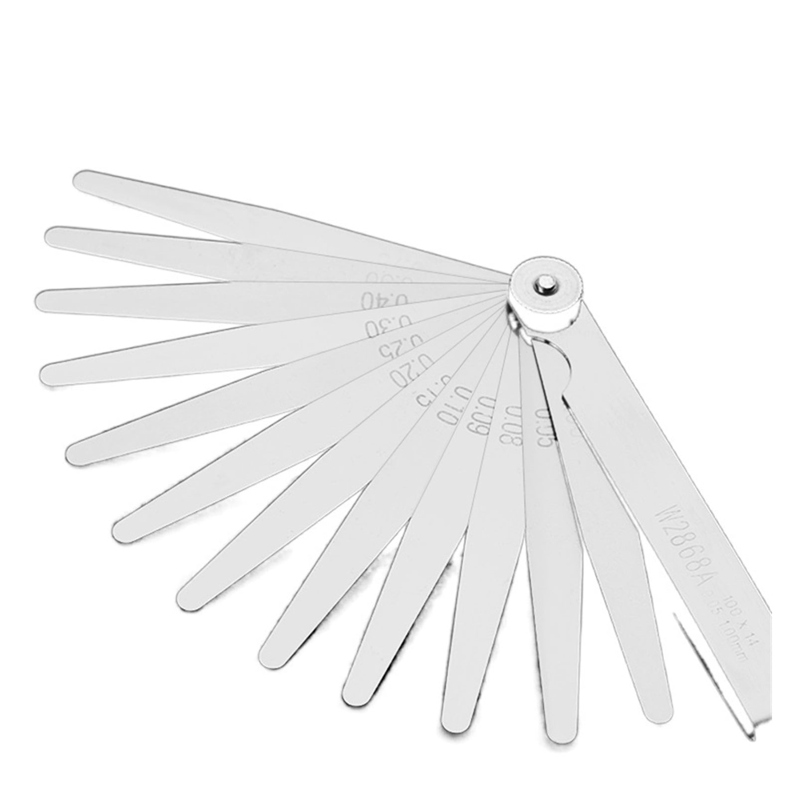 0.02 To 1mm 14 17 Blade Thickness Gap Metric Filler Feeler Gauge Measure Tool For Feeler Gauge Valve Shim Use ,High Strength