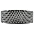thumbnail image 4 of Scotch 14" Tempered Glass Circular Bathroom Vessel Sink in Brushed, 4 of 11