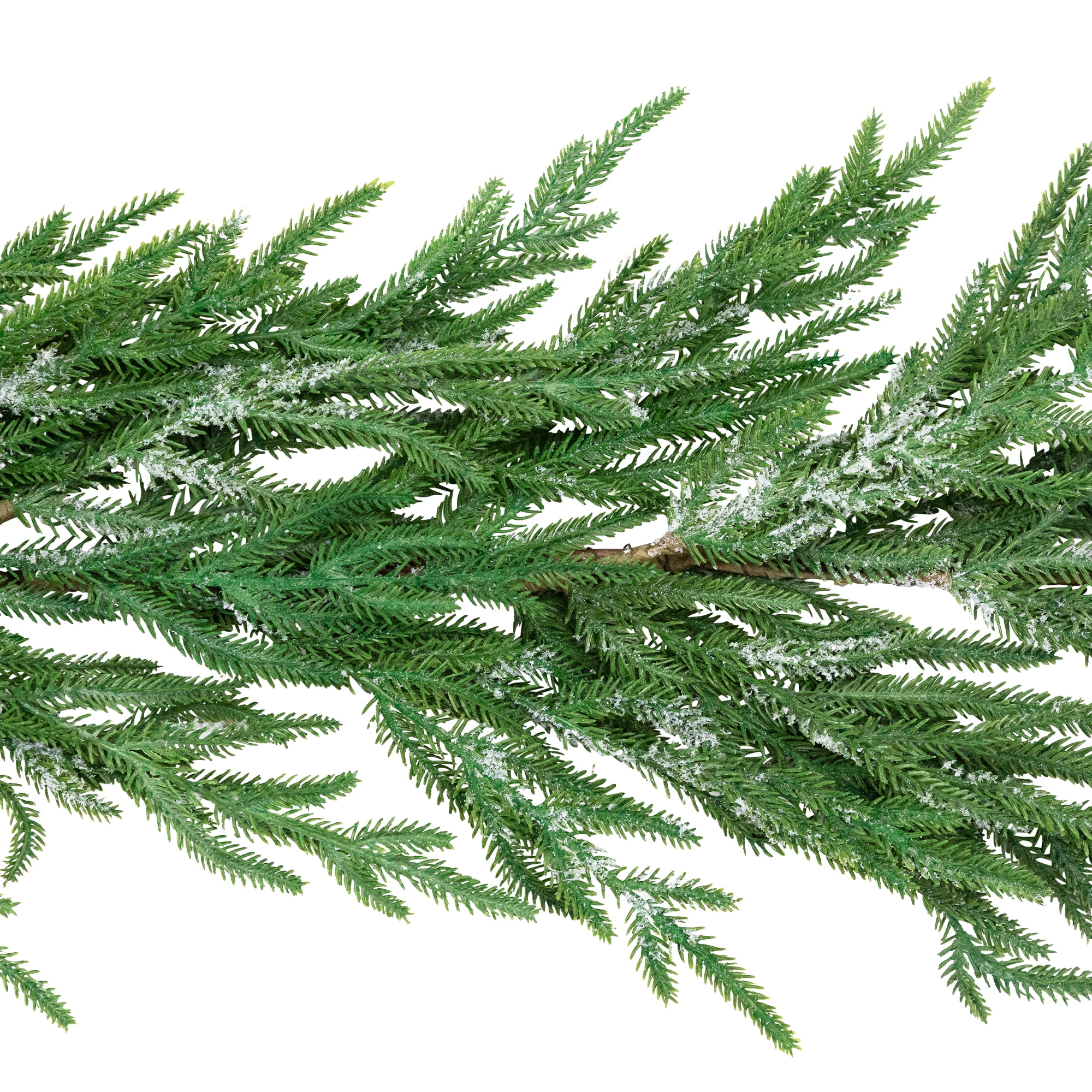 Frosted Norfolk Pine Artificial Christmas Garland - 5' - Unlit