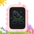thumbnail image 1 of Tableta de escritura LCD de 8,5 pulgadas (rosa), tableta gráfica, pizarra mágica, tableta de dibujo para niñas y niños de 2, 3, 4, 5, 6, 7 años, regalo de cumpleaños para niños, juguetes de dinosauri, 1 of 5