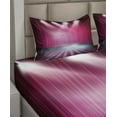 thumbnail image 5 of Ambesonne Theatre Fitted & Top Sheet Set with Shams, Stage Drapes Curtains Image, Fuchsia Pink, 5 of 7
