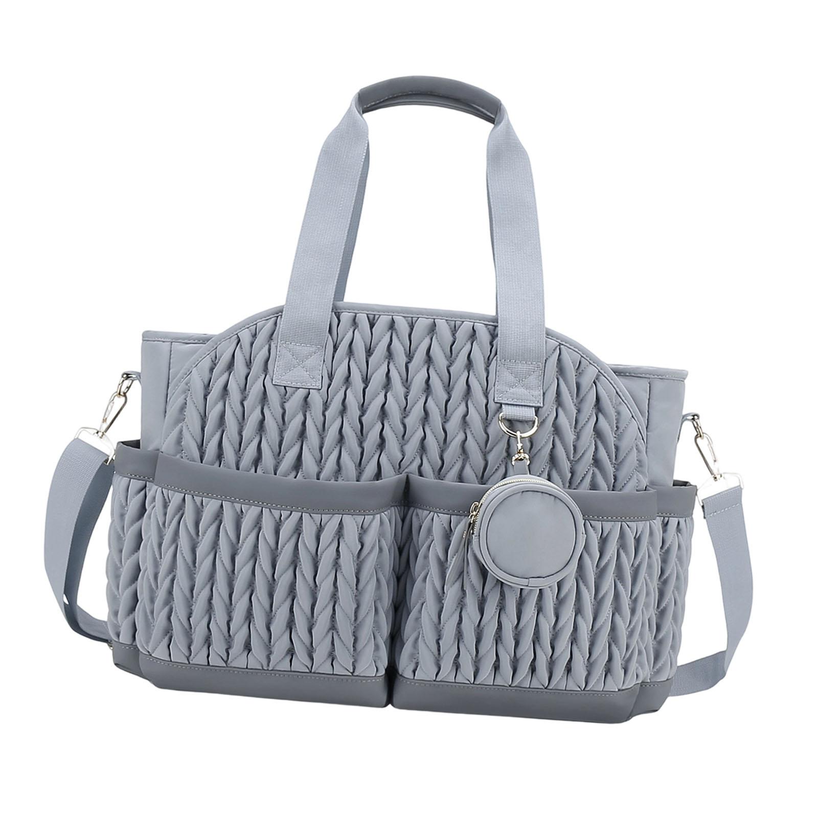 Diaper Bag Tote Baby Changing Bag Versatile Storage Large Capacity for Mom Dad Travel Picnic