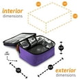 thumbnail image 6 of HotLogic 16801175-PUR-B Food Warming Lunch Bag Tote Plus 12V Plugin, Purple, 6 of 6