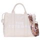 thumbnail image 1 of Bolsa bandolera de lona con estampado de letras de hombro para mujer de viaje de arte simple (beige) Ehuebsd Para Estrenar, 1 of 9