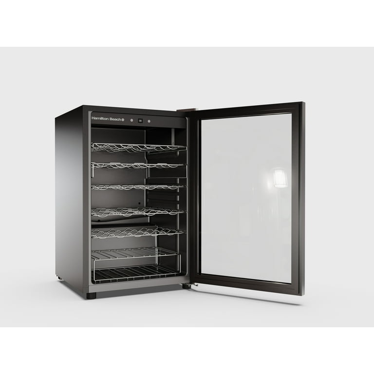 ドリンク×2、503×4 Hamilton Beach, 22 Bottle, 2.6 Cu. Ft. Wine/Beverage Center, Glass