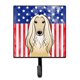 thumbnail image 1 of ""Caroline'S Treasures Bandera Americana Y Ganchos Para Correa O Llavero De Perro Afgano Multicolor"", 1 of 1