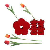 OATIPHO  Assorted Color No-Woven and Plastic Flower Vase for Home and Wedding