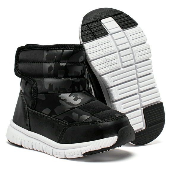 GUBARUN Boys Girls Toddler Snow Boots Waterproof Slip Resistant Outdoor Winter Shoes(Toddler/Little Kids/Big Kids)