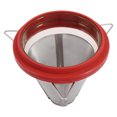 thumbnail image 2 of Gotero de café de acero inoxidable Zhivalor de doble capa para verter sobre taza de filtro de té rojo, 2 of 7