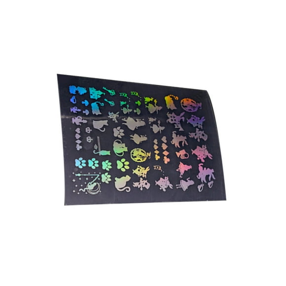 Yuarrent Pegatinas de resina con patrón múltiple, accesorio DIY, calcomanías para diario, embalaje de regalo duradero, Kits de álbumes de recortes Type3 NO3 Yuarrent HA059584-08