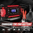 thumbnail image 2 of 12V 6-Amp Car Battery Charger, Trickle Charger and Maintainer, Smart Fully Automatic Battery Charger w/Temperature Compensation, Battery Pulse Repair, 2 of 5