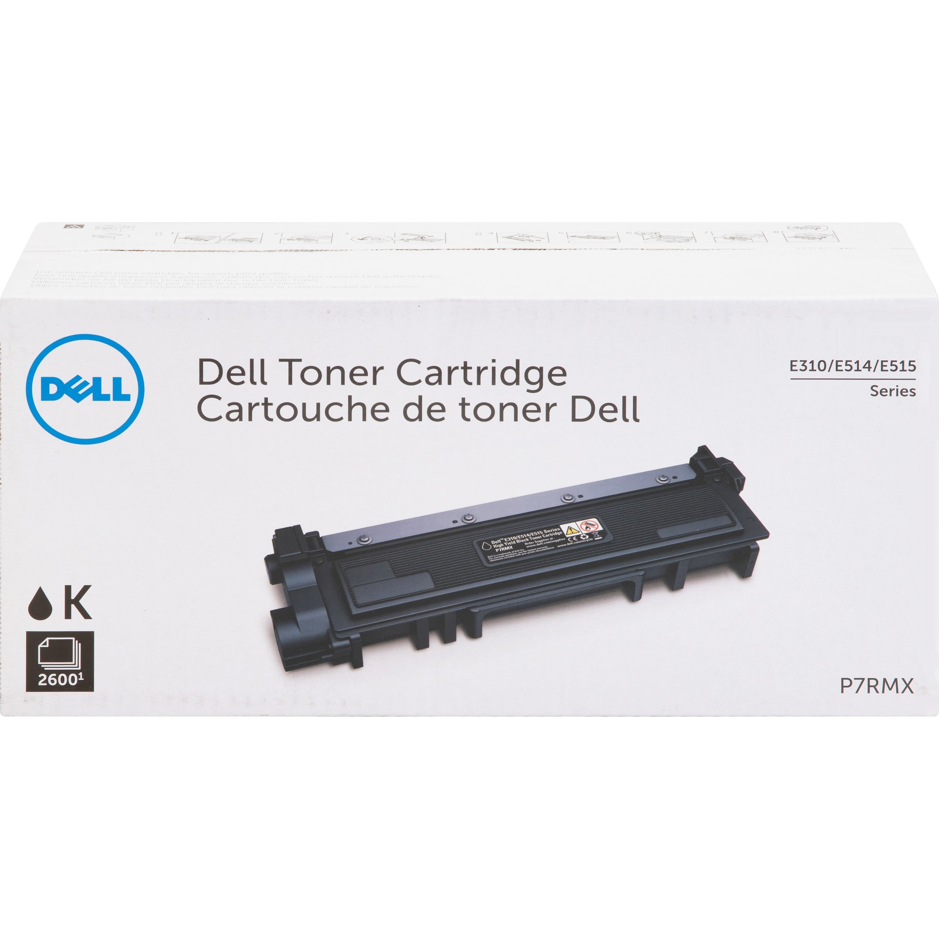 Dell Original Toner Cartridge Black, 1 / Each (Quantity) Walmart