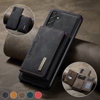 Galaxy A13 5G Case, Dteck for Samsung Galaxy A13 5G Cover Wallet Case ID Credit 8 Card Slots Holder Cash Pocket PU Leather Magnetic Closure Clasp Flip Removable Case, Black