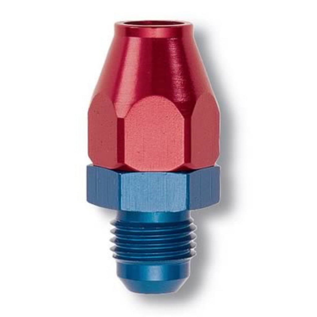 Russell Fuel line adapters Performance Red/Blue 8 AN Male 37 Degree to