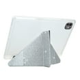 thumbnail image 2 of ELEHOLD For iPad Pro 11 Case 2022/2021/2020/2018,iPad Air 4th/5th, Bling Magnetic Flip PU Leather Shock-Absorbent Multi-Angle Kickstand Full Protection Case Cover,Silver, 2 of 9