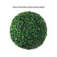 thumbnail image 2 of Transemion Simulate Plastic Leave Ball Realistic Appearance Versatile Green Indoor green 30cm 1Set, 2 of 6