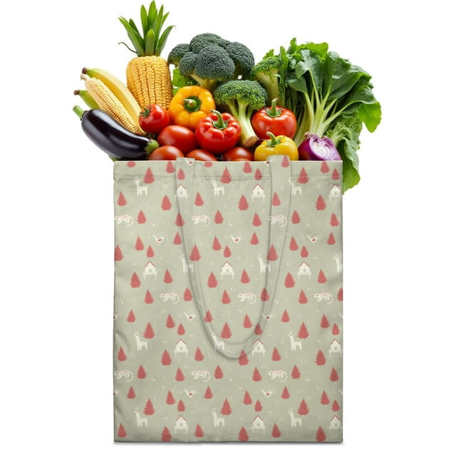 Sac de Magasinage en Toile Spatiale pour Bébé – Sac Fourre-Tout Réutilisable au Motif Coloré de Fusée, Étoiles et Lune