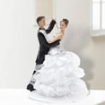 thumbnail image 3 of de pareja , escultura oda, muñeca, estatua de resina, adorno esposa, , regalo, hogar, boda, decoración perfecl Figurita de pareja de novios, 3 of 8