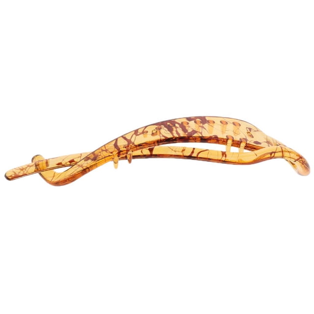 Pinza para el pelo estilo plátano, diseño clásico y sencillo - Pasador para el pelo - Pinza para el pelo - Retro Café ligero
