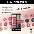 thumbnail image 3 of L.A. COLORS 18-Color Eyeshadow Palette, Diva Glam, 0.70 fl oz, 3 of 5
